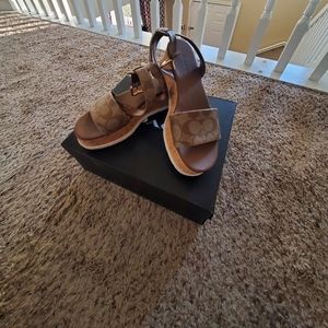 Coach Flat Wedge Sandal's Size 8.5